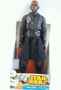 Star Wars Darth Maul Poseable Action Figure Doll 18in Lightsaber Collectors Toy