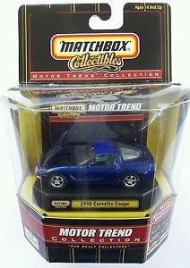 Matchbox Motor Trend Collection 1998 Chevy Corvette W/ Display NIP Collectibles