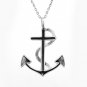 Anchor sailor pendant necklace. sterling silver 925 FREE polishing cloth