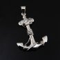 Anchor sailor pendant necklace. sterling silver 925 FREE polishing cloth