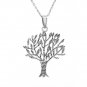 tree of life spring pendant necklace. sterling silver 925 FREE polishing cloth