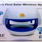Pyle Sunblast PBTSN50 Portable Bluetooth Solar Power Wireless Speaker Blue White