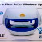 Pyle Sunblast PBTSN50 Portable Bluetooth Solar Power Wireless Speaker Blue White