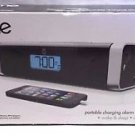 iHome Portable Charging Alarm Clock Speaker iHM45 - Black