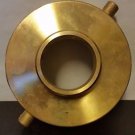 Moon Brass Fire Hose Adapter, Pin Lug, 5 1/2" ID NH Female x 2 1/2" ID NPT Male