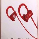 Used Silicon Devices Volcano Bluetooth v4.0 Sports Headphones w/ Mic - Red