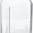 48 Pk Qorpak TypeIII Glass French Sqr Bottle Green Thermoset F217 PTFE Lined Cap