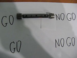 M14x1 6H Thread Plug Gage Gauge GO+NOGO Gewinde-Grenzlehrdorn NEW USSR