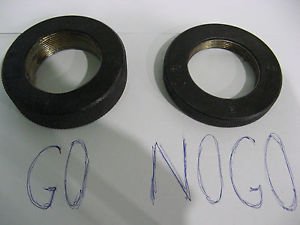 M48x1 LH 6g Metric Thread Ring Gage Gauge Set GO+NOGO NEW USSR