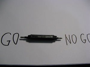 M2.5x0.45 6H Thread Plug Gage Gauge GO+NOGO Gewinde-Grenzlehrdorn NEW USSR