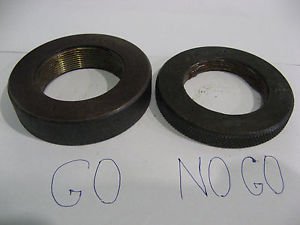 M50x 1.5 6g Metric Thread Ring Gage Gauge Set GO+NOGO NEW USSR