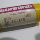 200 NEW Guhring HSS Drill 0,7 mm SB 16,115 Spiralbohrer (micro drill)