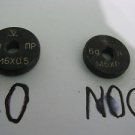 M6x0.5 6g Metric Thread Ring Gage Gauge Set GO+NOGO NEW USSR
