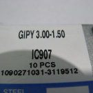 GIPY 3.00-1,5 IC907 Iscar carbide inserts 10 pcs