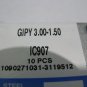 GIPY 3.00-1,5 IC907 Iscar carbide inserts 10 pcs