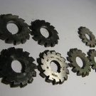 Lot Module Involute Gear Cutters M1 20 deg PA #1-8 (no #3) HSS USSR