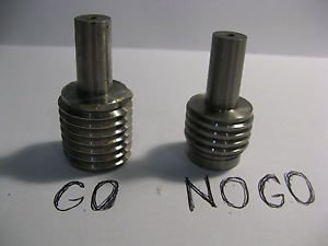 M24x3 LH 6H Thread Plug Gage Gauge GO+NOGO Gewinde-Grenzlehrdorn NEW USSR