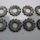 Set M0,7 N1-N8 (8 pcs) HSS Module Involute Gear Cutters PA 20 deg NEW USSR