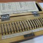 Precision gauge block Set 0,991-1,009 mm (dist 0,001 mm) Grade 1 Used USSR