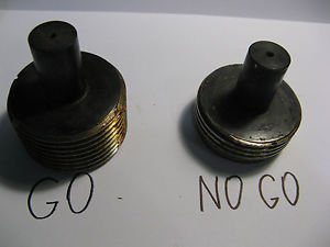 M60x4 LH 7H Thread Plug Gage Gauge GO+NOGO Gewinde-Grenzlehrdorn NEW USSR