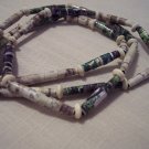 Jungle Girl Hand Rolled Paper Bead Necklace