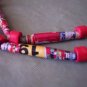 Recycled Art Circular Hand Rolled Bead Necklace