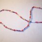 Recycled Art Circular Hand Rolled Bead Necklace