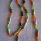 Lemon Lime Gum Drop Beaded Necklace