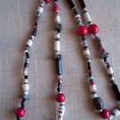 Fire and Ice Beaded Necklace