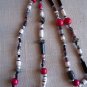 Fire and Ice Beaded Necklace