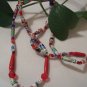 Cherry Spice Beaded Necklace
