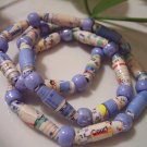 New York Subway Map Choker Beaded Necklace