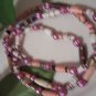 Pink Frost Beaded Necklace