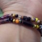 Harvest Fire Hand Rolled Paper Bead Bracelet