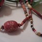 Dream Weaver Hand Rolled Paper Bead Necklace and Bracelet Set