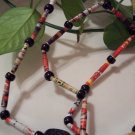 Bead Dazzle Hand Rolled Paper Bead Necklace
