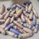 New York Subway Map Hand Rolled Paper Beads