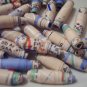 New York Subway Map Hand Rolled Paper Beads