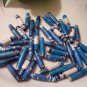 Teal and White Hand Rolled Paper Beads