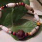 Autumn Woods Hand Rolled Bead Necklace and Bracelet Set