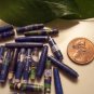 Royal Blue Hand Rolled Paper Beads