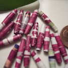Magenta Hand Rolled Paper Beads
