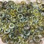 100pc Silver, Red Copper, Antiqued Bronze, Black, Platinum, Gold Assorted 4mm...
