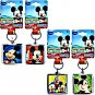 Mickey Larger Lucite Foil Keychain