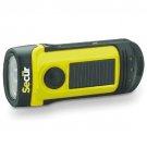 Secur Waterproof Solar Dynamo LED Flashlight