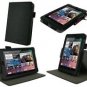 RooCASE Dual-View Multi Angle (Black) Vegan Leather Folio Case Cover For Google