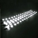 30cm LED Car Flexible Waterproof Light Strip (Pack Of 4) (White)