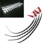 30cm LED Car Flexible Waterproof Light Strip (Pack Of 4) (White)