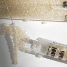 Ivory Cream Ceylon 2x4mm 6/0 Peanut Farfalle Butterfly Seed Beads 23 Gram Tube