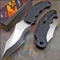 Mtech Xtreme Ballistic Black Tactical Flipper Pocket Knife